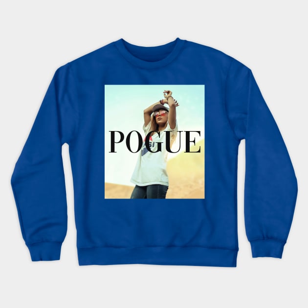 POGUE Crewneck Sweatshirt by Golden Eagle Design Studio